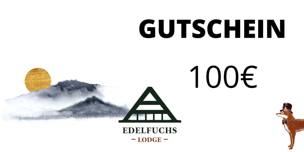 EDELFUCHS-LODGE Gutschein - 100,00 Euro
