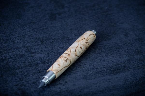 Bleistift 5,6 mm Maserbirke glatt geschliffen